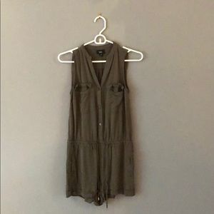 Hunter Green Romper